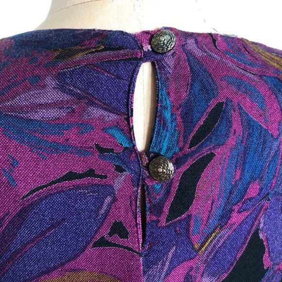 Vintage maxi long cottagecore meets grannycore dress with vest - Picture 9 of 16